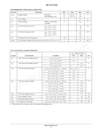 MC74LCX00MELG Datasheet Page 3