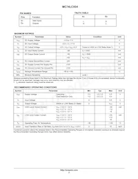 MC74LCX04MELG Datasheet Page 2