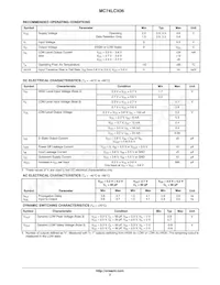 MC74LCX06DTR2 Datasheet Page 3