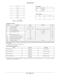 MC74LCX07MELG Datasheet Page 2