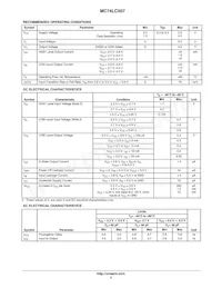 MC74LCX07MELG Datasheet Page 3