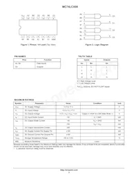 MC74LCX08MELG Datasheet Page 2