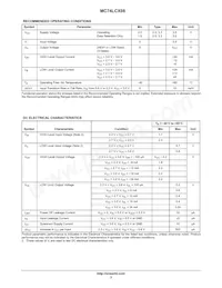 MC74LCX08MELG Datasheet Page 3