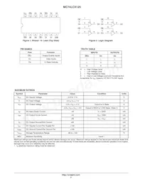 MC74LCX125DT Datasheet Page 2