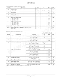 MC74LCX125DT Datasheet Pagina 3