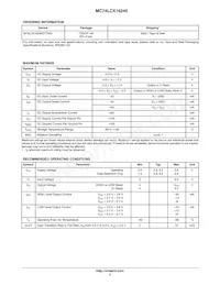 MC74LCX16240DTR2 Datasheet Page 3