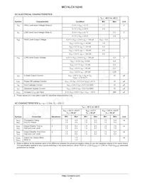 MC74LCX16240DTR2 Datasheet Page 4