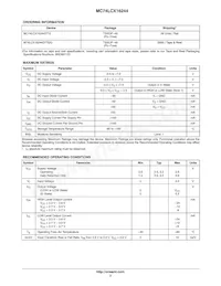 MC74LCX16244DTG Datasheet Page 3