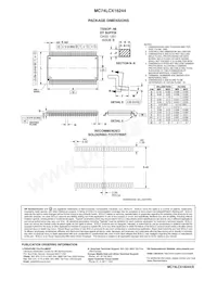 MC74LCX16244DTG Datasheet Page 7