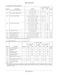 MC74LCX16374DT Datasheet Page 4