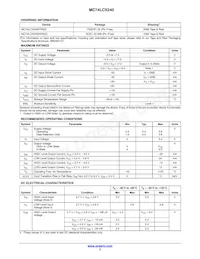 MC74LCX240DWR2 Datasheet Page 3