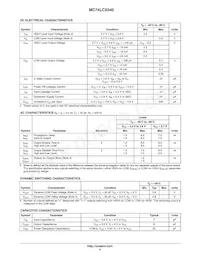 MC74LCX540MELG Datasheet Page 4