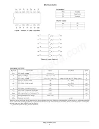 MC74LCXU04MG Datasheet Page 2