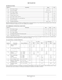 MC74LVX125MG Datasheet Page 2