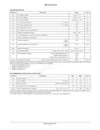 MC74LVX132MG Datasheet Page 2