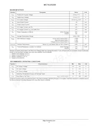 MC74LVX259DTG Datasheet Page 4
