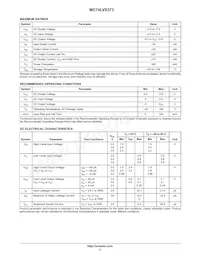 MC74LVX373MG Datasheet Page 3