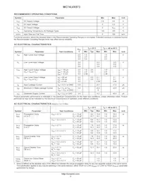 MC74LVX573MG Datasheet Page 3