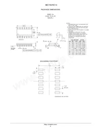 MC74VHC14DR2 Datasheet Page 6