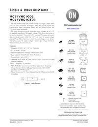 MC74VHC1G08DTT1 Datasheet Cover