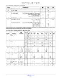 MC74VHC1G08DTT1 Datasheet Page 4
