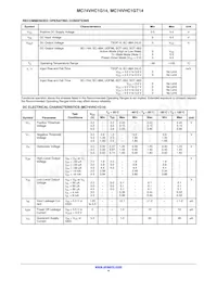 MC74VHC1G14DFT2 Datasheet Pagina 4