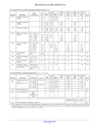MC74VHC1G14DFT2 Datasheet Page 5