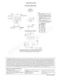 MC74VHC1GT08DT1G Datasheet Page 6