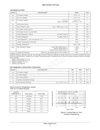MC74VHC1GT125DT1G Datasheet Page 2