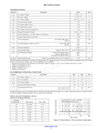 MC74VHC1GU04DTT1G Datasheet Page 2