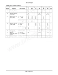 MC74VHC240DWR2 Datasheet Pagina 3