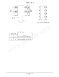 MC74VHC245DWR2 Datasheet Pagina 2