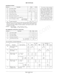 MC74VHC245DWR2 Datenblatt Seite 3