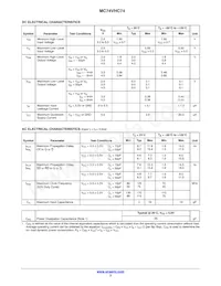 MC74VHC74MELG Datasheet Page 3