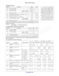 MC74VHCT125AMG數據表 頁面 3