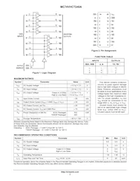MC74VHCT240AMELG Datasheet Page 2