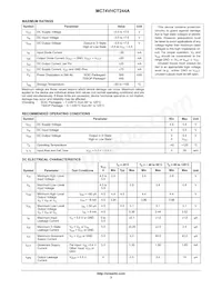 MC74VHCT244AMELG Datasheet Page 3