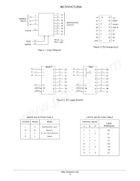 MC74VHCT259ADTG Datasheet Page 2