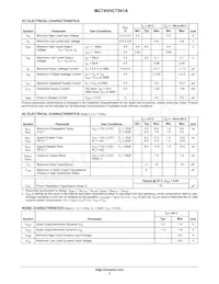 MC74VHCT541AMELG Datasheet Page 3