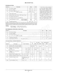 MC74VHCT74ADTR2 Datasheet Pagina 2