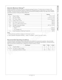 MM74HC14SJ Datasheet Page 2