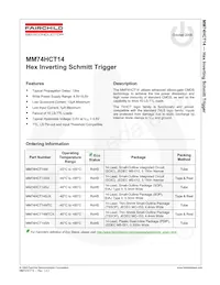 MM74HCT14N Datenblatt Seite 2