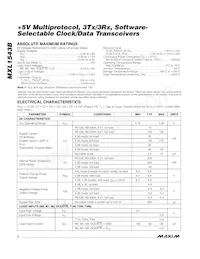 MXL1543BCAI+T Datasheet Pagina 2