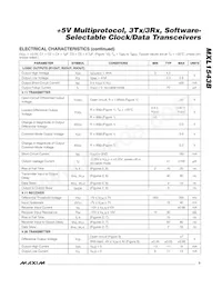 MXL1543BCAI+T Datasheet Page 3
