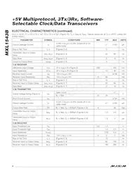 MXL1543BCAI+T Datasheet Page 4