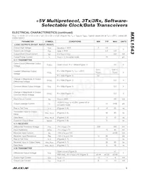 MXL1543CAI+T Datasheet Page 3