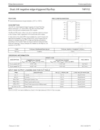 N74F112D Datasheet Page 2