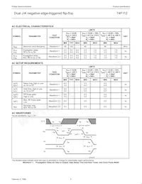 N74F112D數據表 頁面 5