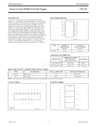 N74F132D Datasheet Page 2