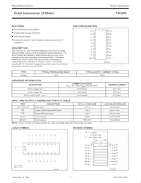 N74F245DB Datasheet Page 3
